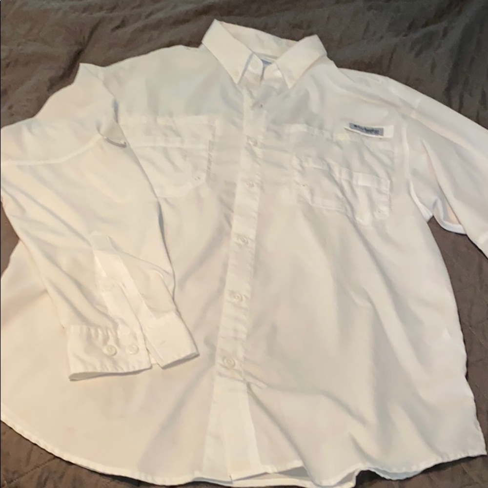 White Columbia Fishing Gear Tamiami SPF 40 NWOT